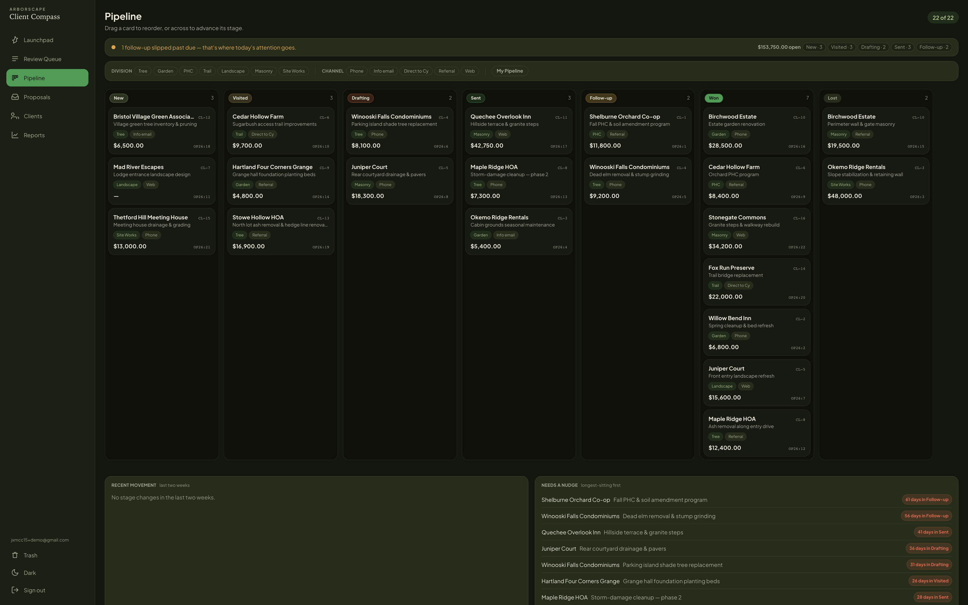 Client Compass screenshot